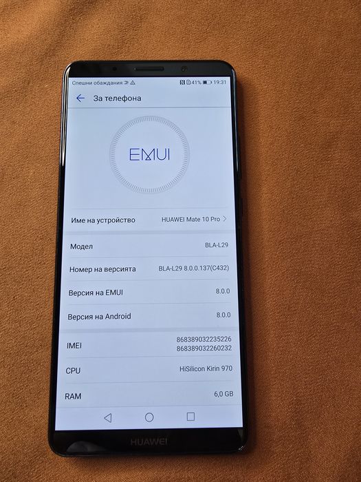 Huawei Mate 10 Pro Bla L29 128gb