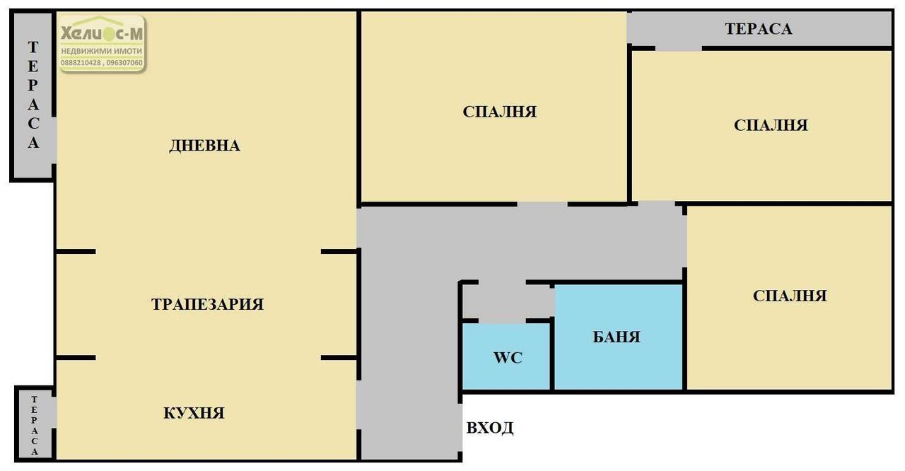 Продава се Четиристаен апартамент в Монтана, Плиска - 112 кв.м за 1253 €/кв.м - Снимка #16