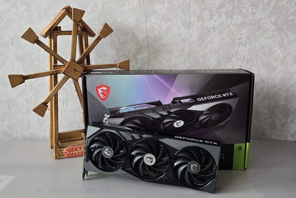 Видео карта MSI RTX 4060ti Gaming Slim 16GB GDDR6