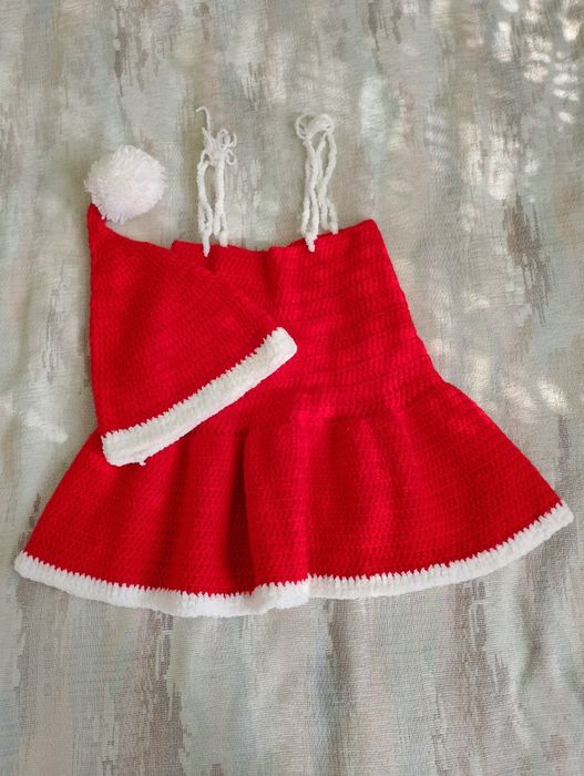 Детска плетена рокля