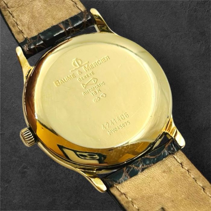 Baume & Mercier Classima automatic solid gold 18k мъжки дрес часовник