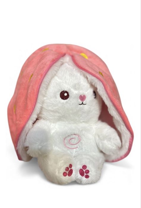 Дышащая мягкая игрушка кролик/клубника