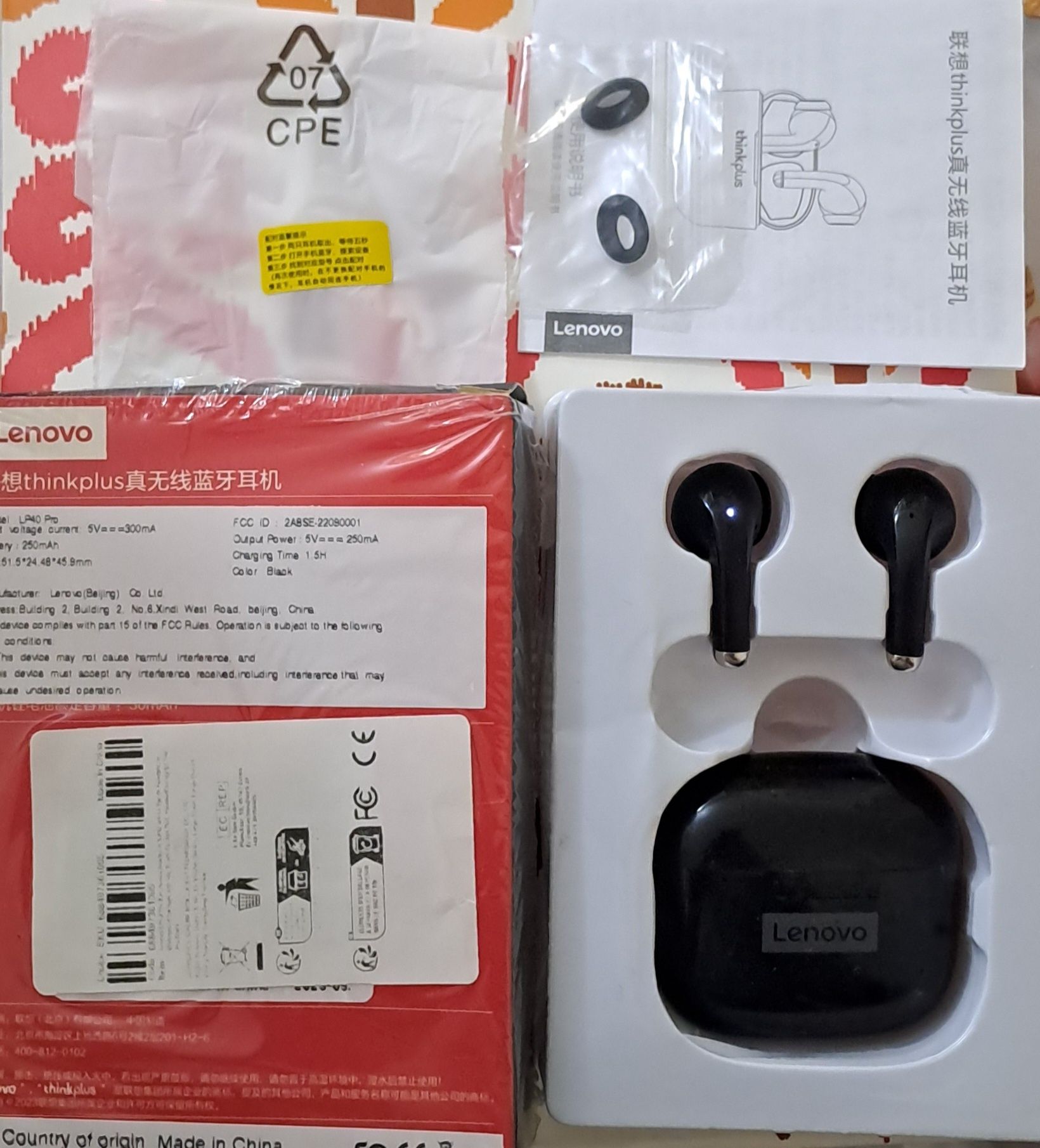 Беспроводные наушники Lenovo LP40 Pro
