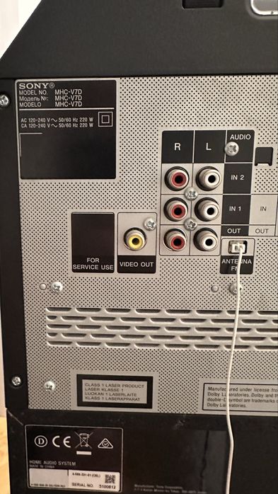 Sistem audio Sony MHC-V7D