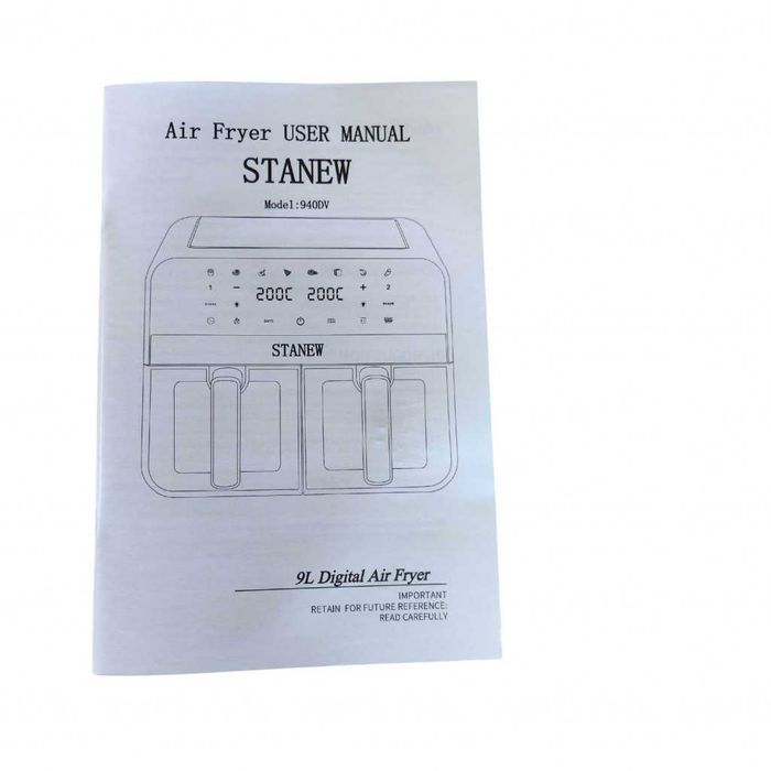 Двоен въздушен фритюрник, STANEW – решението срещу мазното  готвене
