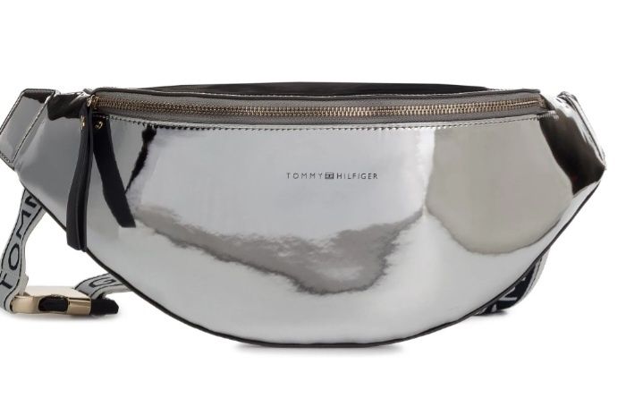 Tommi Hilfiger дамска паласка металик