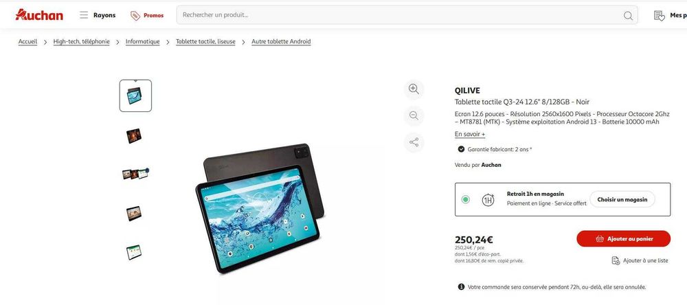 Tableta Qilive 12.6 inch