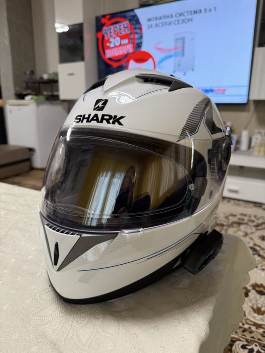 Каска Shark размер S + интерком