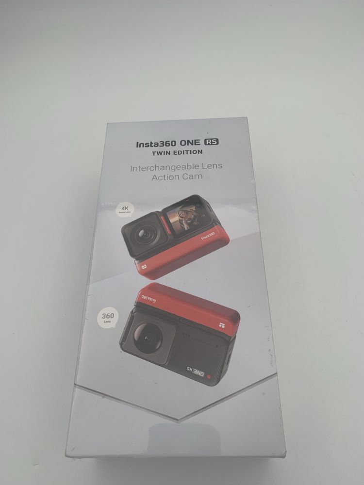 Insta360 ONE Rs Twin Edition, 5.7K, 360°, 4K, sigilata, transport ZERO