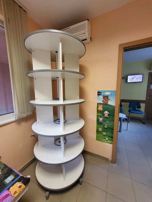 Въртяща се етажерка за папки и класьори Rotafile