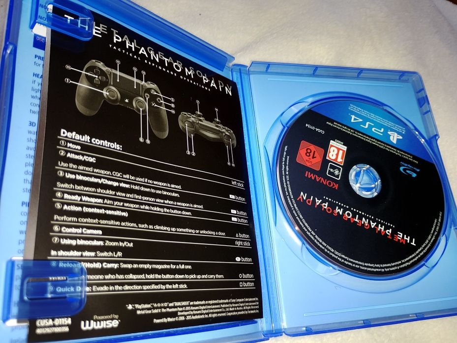 Metal gear solid the phantom pain ps4 ps5 playstation 4