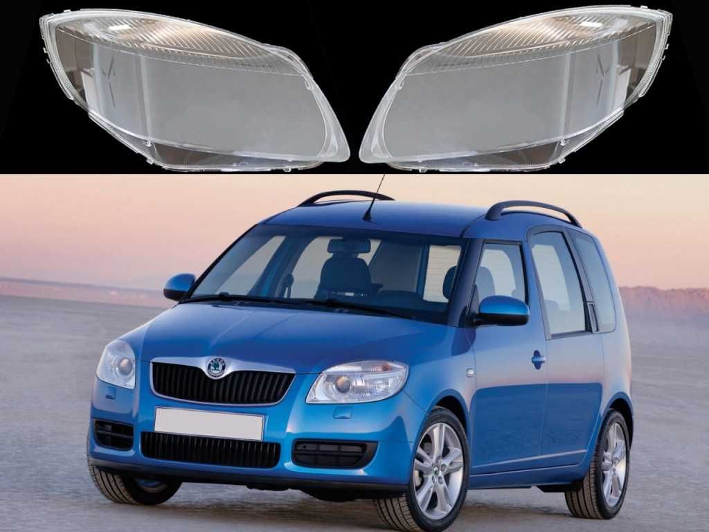Стъкла за фарове на Skoda Roomster (2006-2010)  555