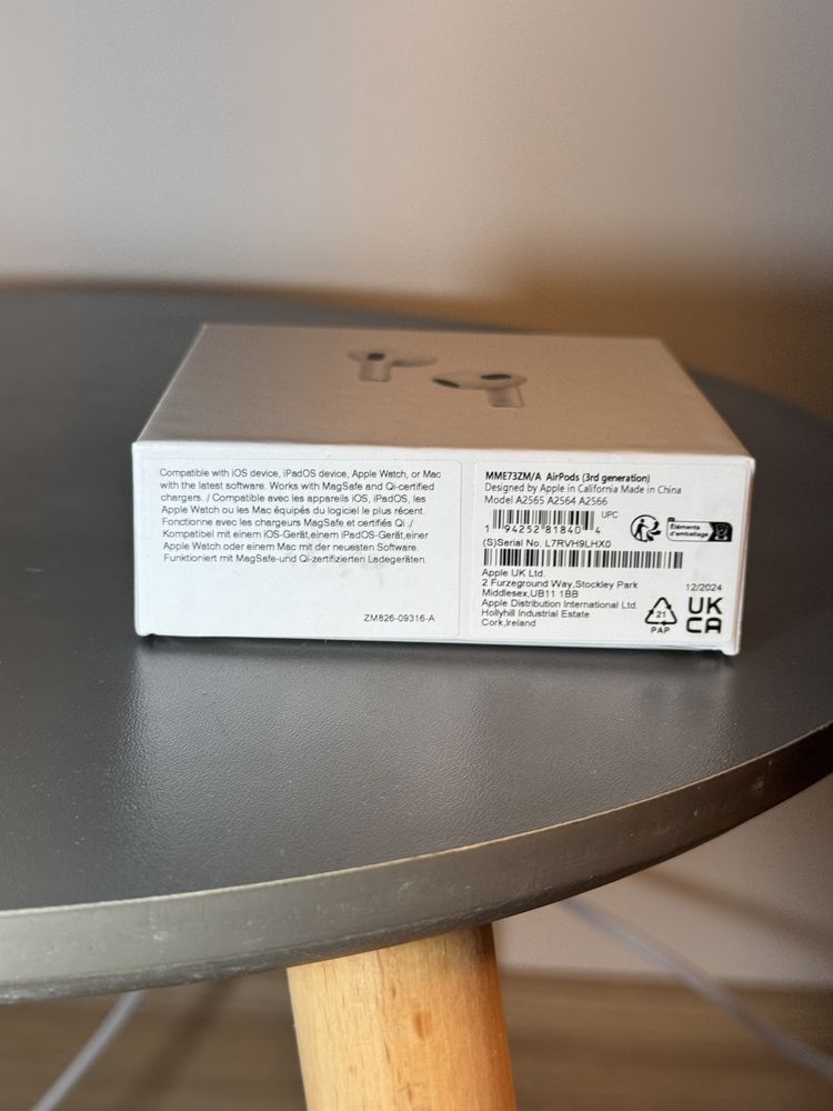 AirPods Generația 3, sigilate