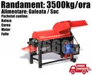 Batoza Sfarmatoare Curatator Porumb 3500kg/h Motor LivratGRATUIT