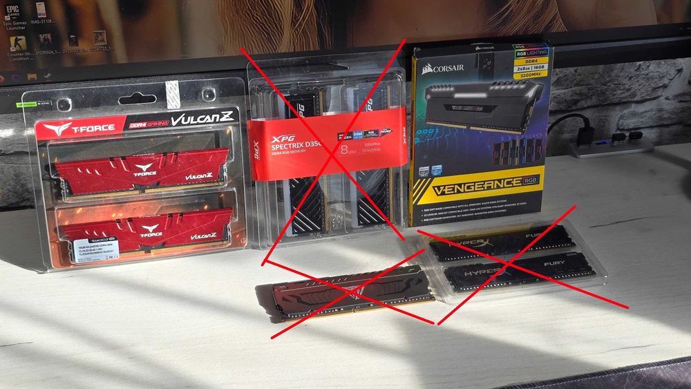 2 комплект 16GB Памети (общо 4х8GB) 32GB