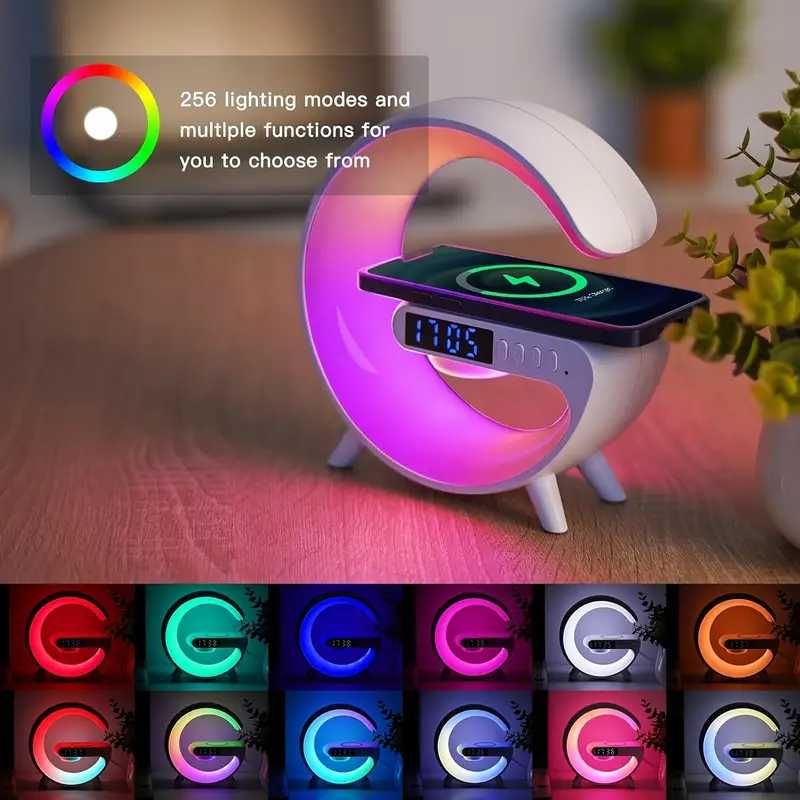 Безжични BT високоговорител с безжично бързо зареждане/ RGB светлина