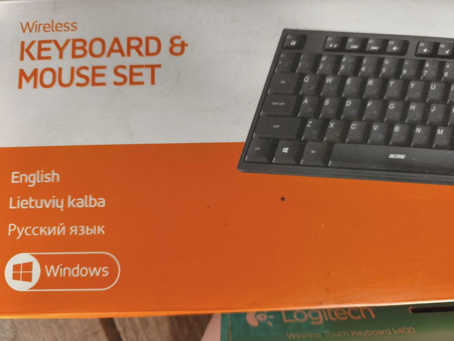 tastatura wireless PC chirilice rusa si engleza ACME