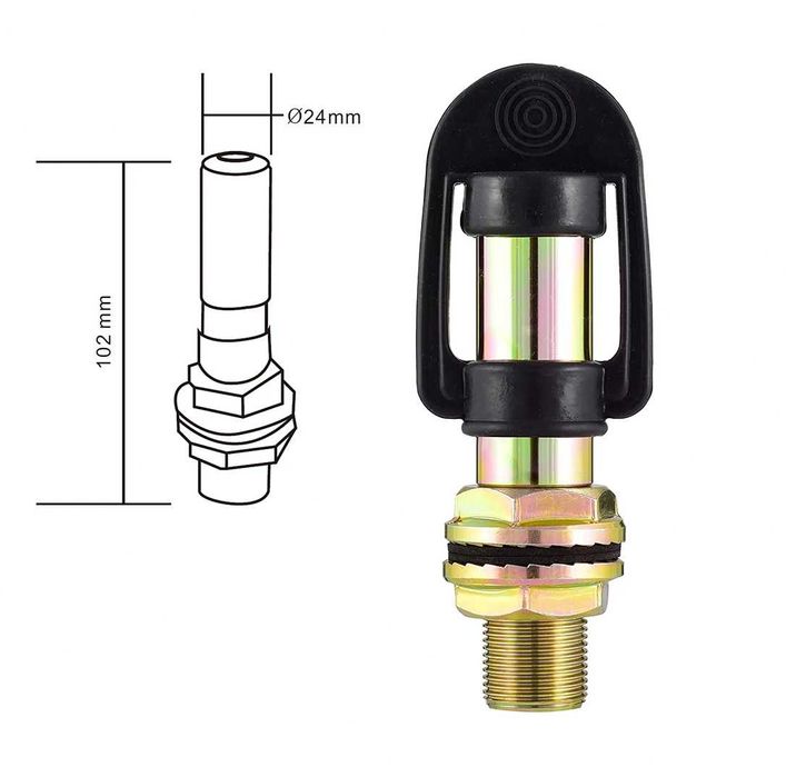 LED ЛЕД Аварийна Сигнална лампа Маяк Буркан 12V/24V