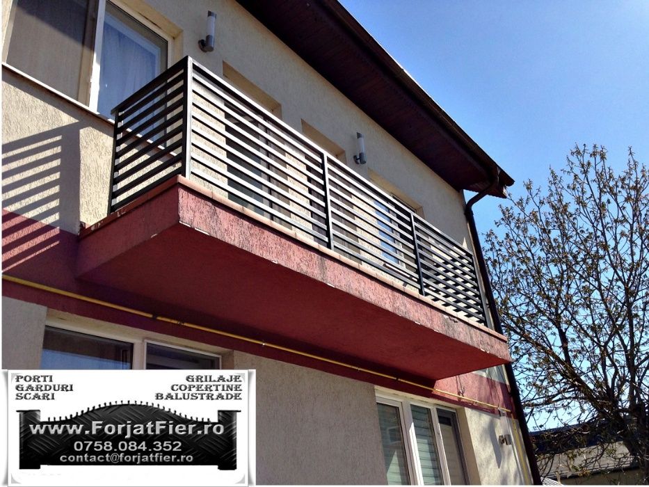 Balcon fier forjat