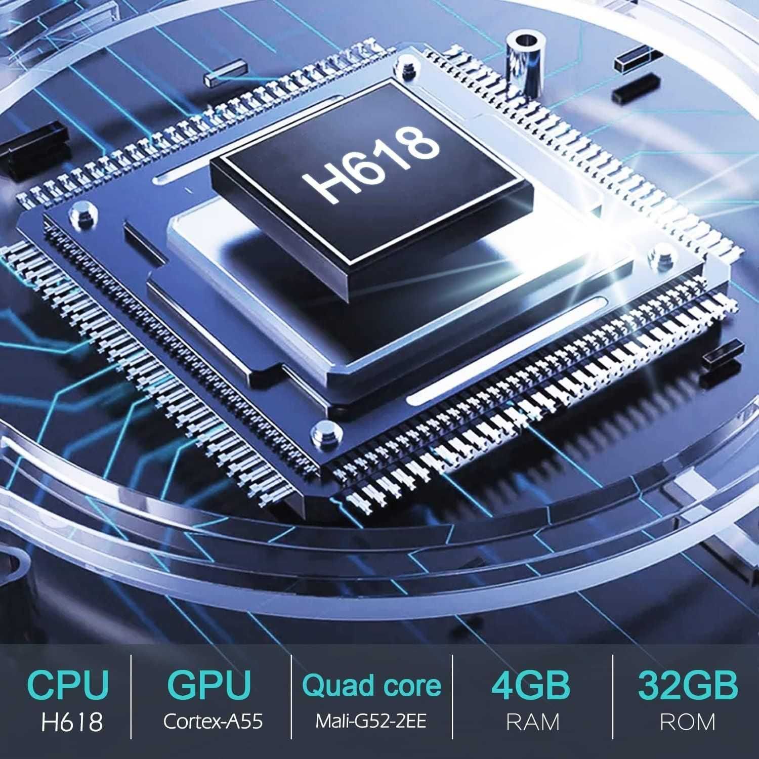 Тв бокс T95 MAX And 12 2GB RAM 16GB ROM H618 Quad-Core 6K с 2.4/5G