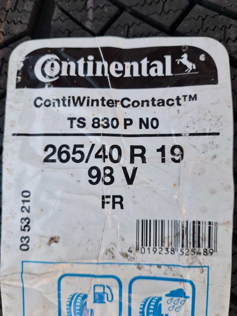 Нови зимни гуми 2 броя CONTINENTAL WinterContact TS830P 265 40 R19