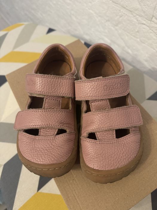 Босоногие кожанные сандали европейской фирмы Froddo 28 размер