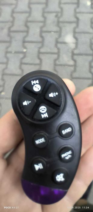 Универсално дистанционно 1Tech TS AUTO, за мултимедии 2 DIN, 9 бутона