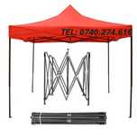 Pavilion CORT foisor pliabil 3m x 3m ( Alb, Rosu, Verde, Albastru )