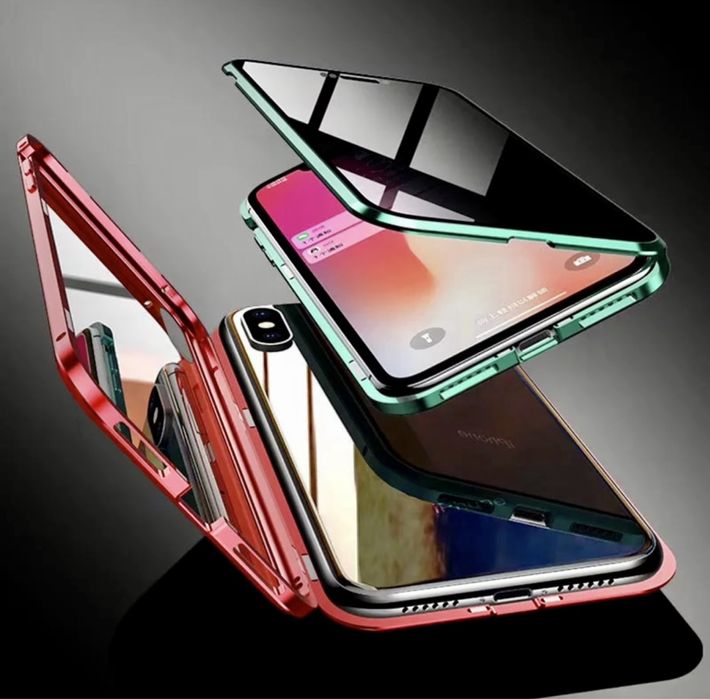 Защитен кейс 360 антиспай стъкло iPhone XS MAX