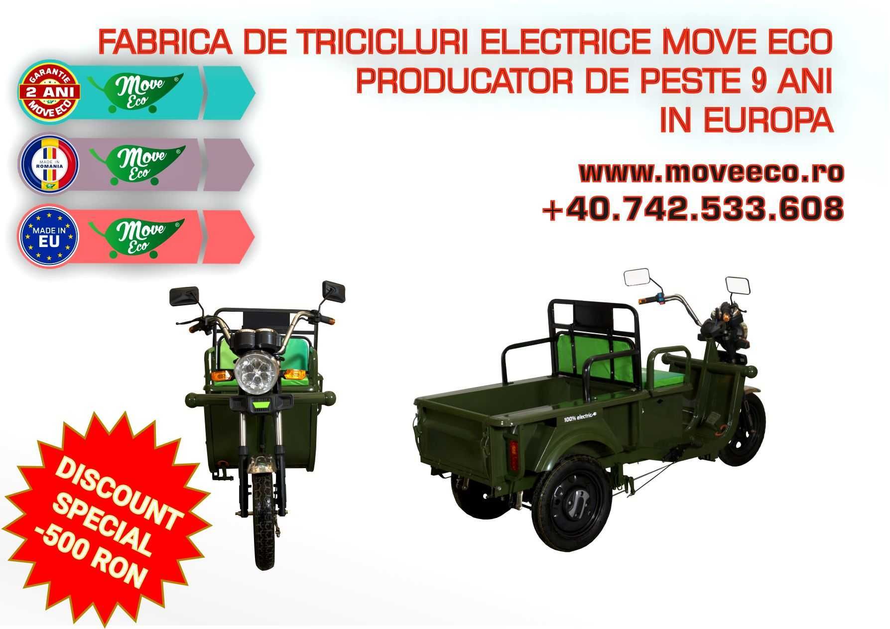 Tricicluri electrice CARGO250 | Livrare oriunde in Europa