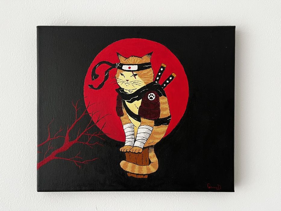 Pictură canvas realizată manuală