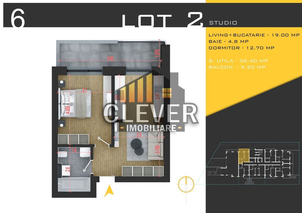 Apartament modern 2 camere Ideal Investitie Th. Pallady