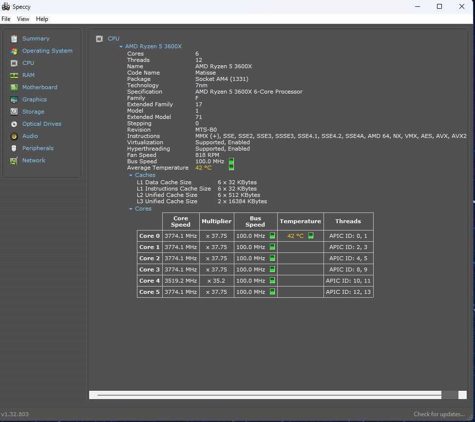 Pc Gaming Ryzen 5 3600x/ Amd Rx 5700XT 8GB/ 32 GB RAM