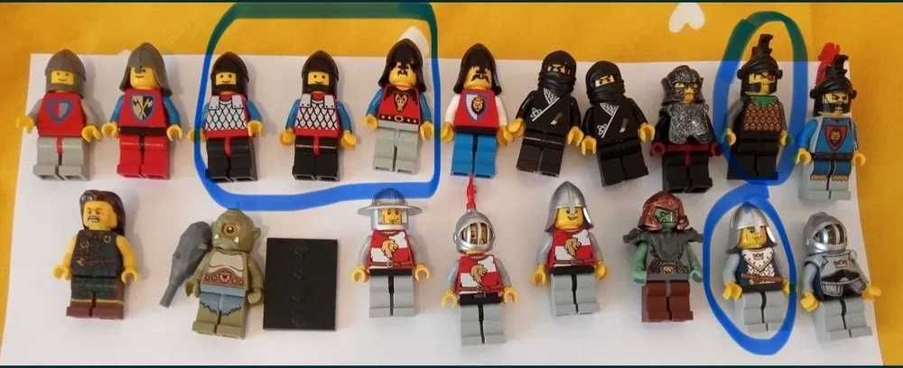Lego Castle cavaleri vechi 1979-2016 si Chima