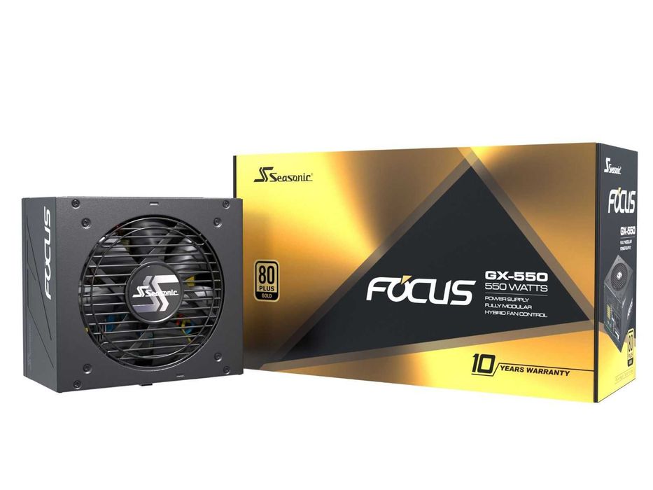 Мoдулно захранване Seasonic Focus Plus Gold 550W ATX 2.4