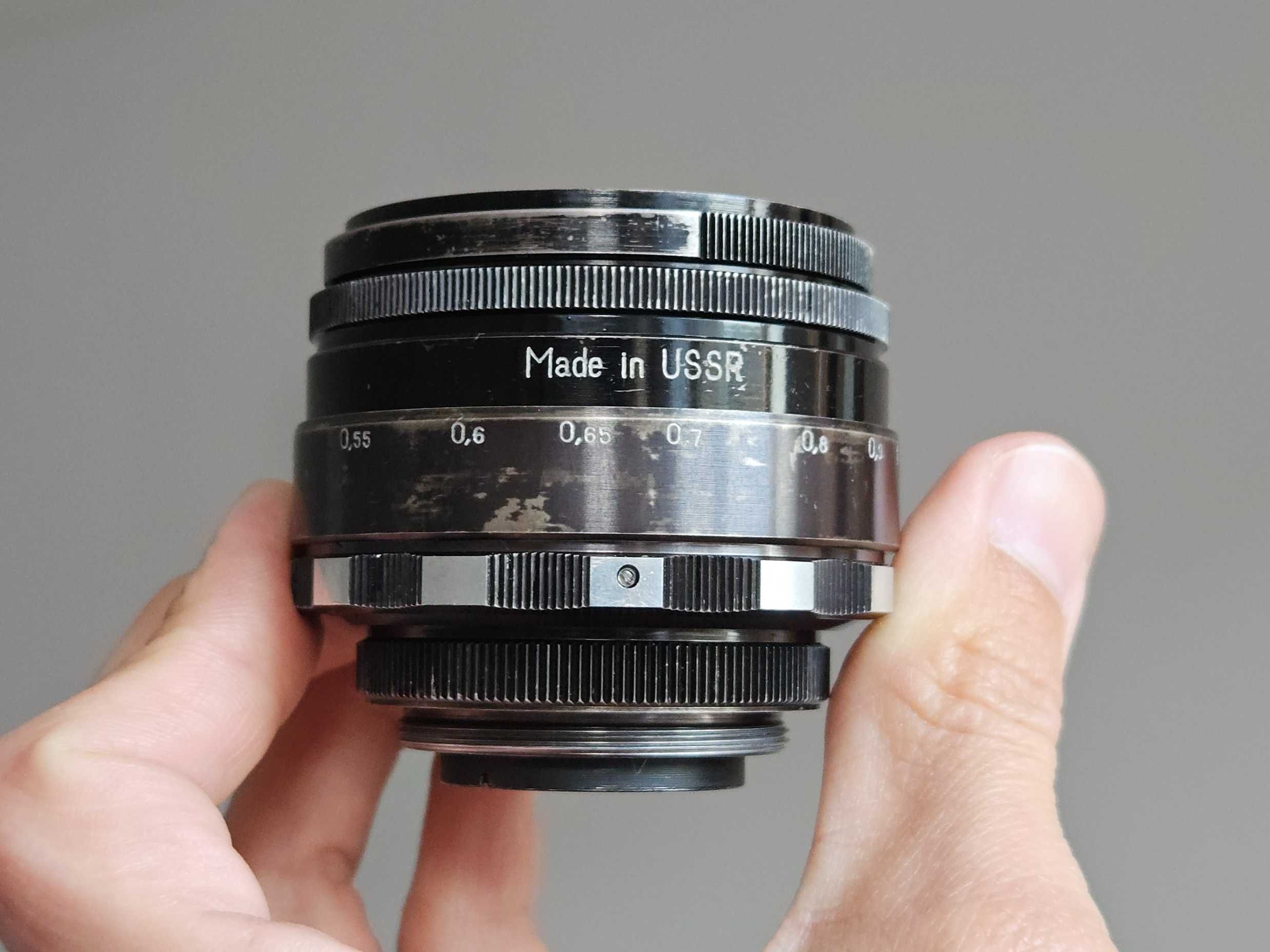 Obiectiv vintage Helios 44 58mm F2 - M39