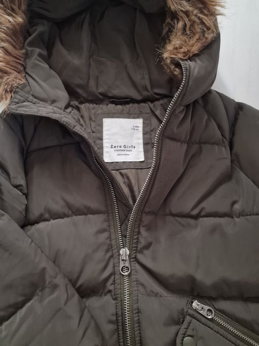 Geaca puf fete Zara 110-122