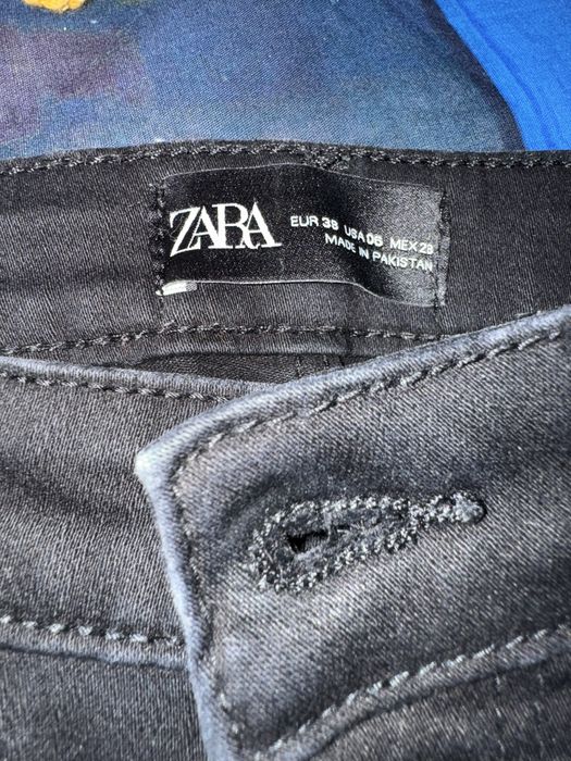 Pantaloni piele jeansi firma bershka zara impecabili