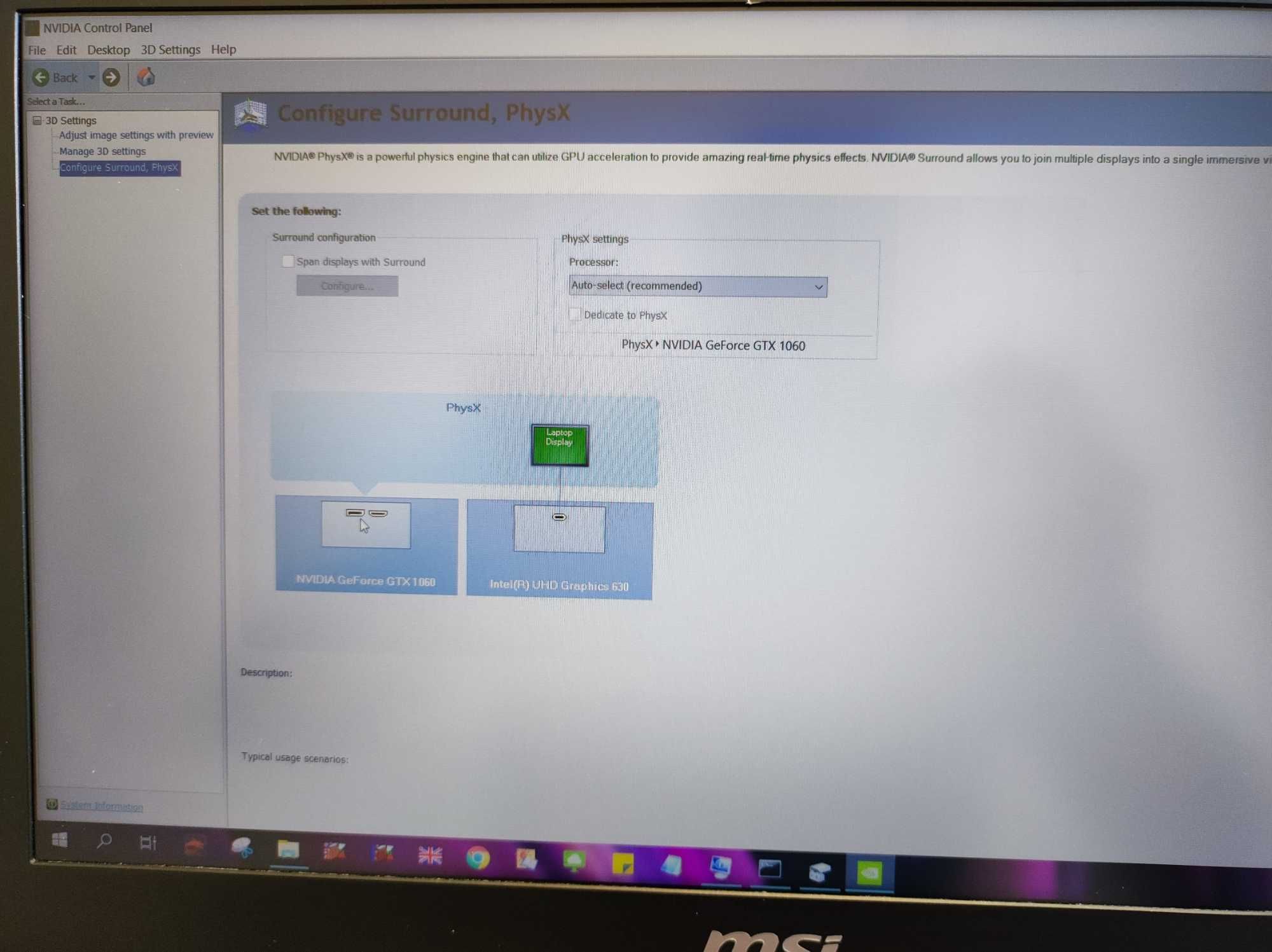 Лаптоп 15.6'' MSI GP63 Leopard 8RE i7 24GB RAM 500GB SSD NVidia