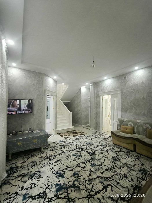 97х ИПОТЕКА 100000 бошига 2,5 сот катта 250м2_7 хона+подвал, Хонабод.Ц