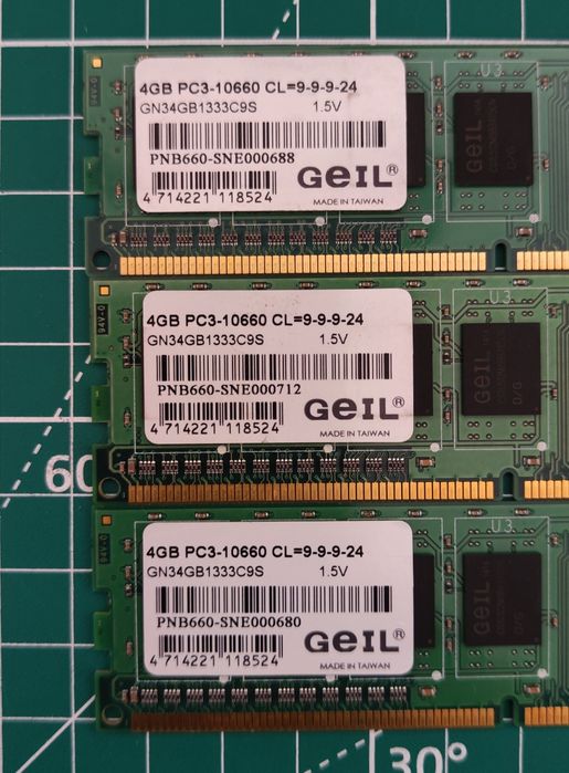 Модули памяти DDR 3 4Gb