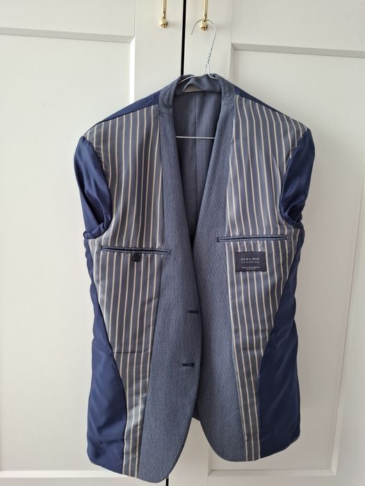 Costum Zara Man gri marimea 48