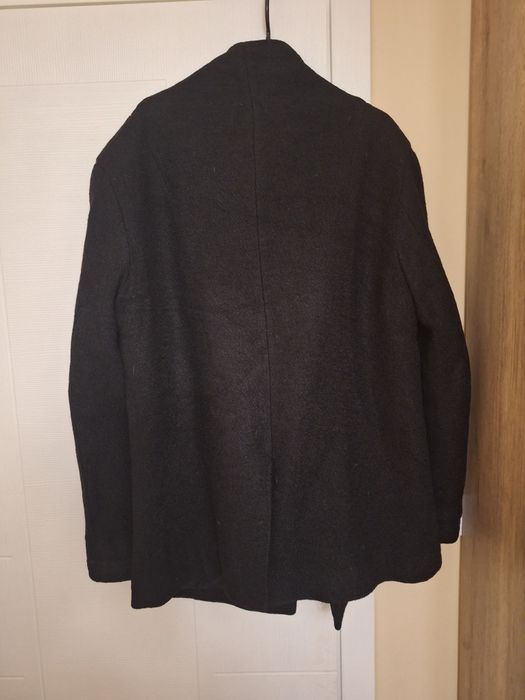 Мъжко късо черно палто,номер ХХL