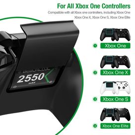 Xbox Оригинални Батерии 2x2550 mAh +зарядно Series X|S/Xbox One/S/