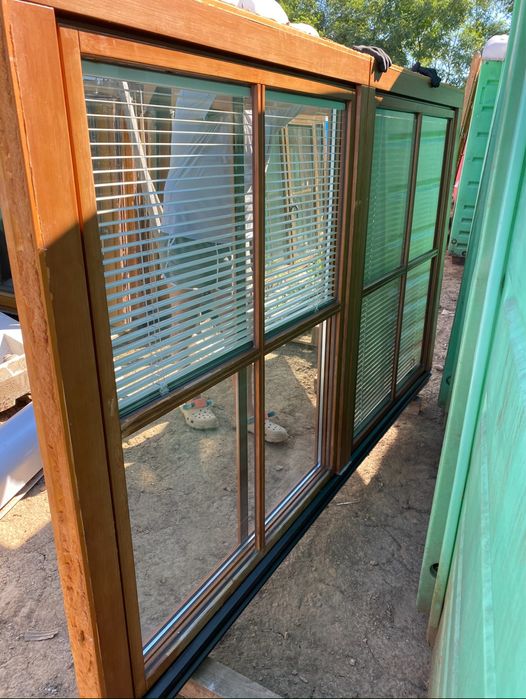 FEREASTRA LEMN TRIPAN casa cabana rustic H 147 x L 235 Germania 3 buc