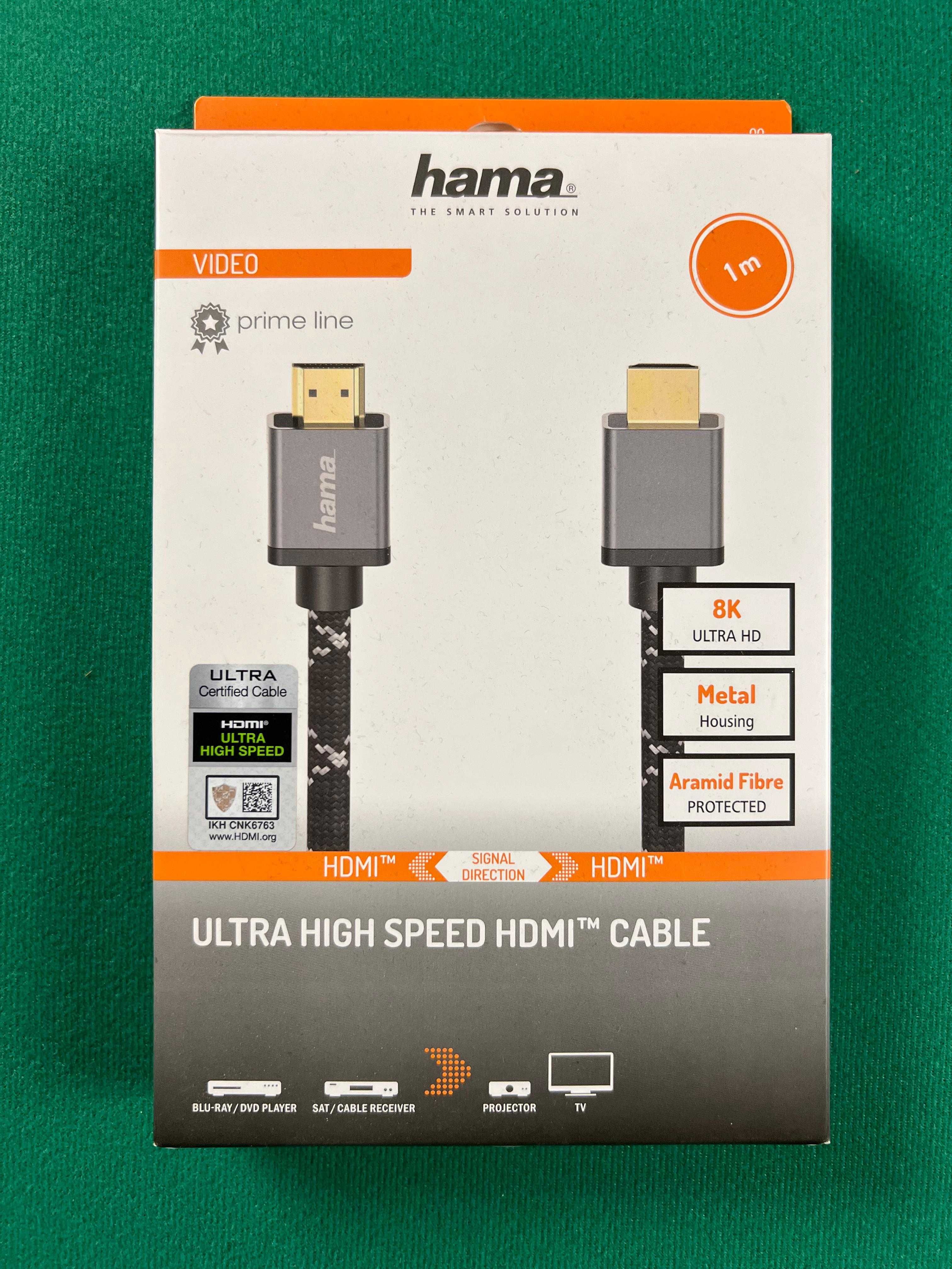 Cabluri HDMI 8K Hama si 4K