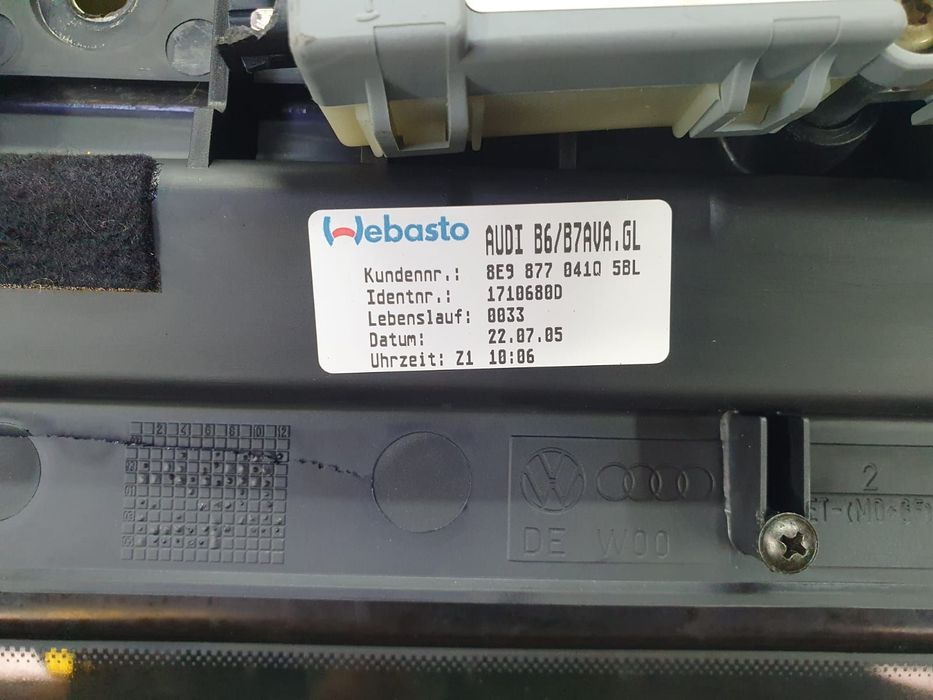 Trapa panoramica 8e9877041q Audi A4 B7 [2004 - 2008] 2.0 BPW