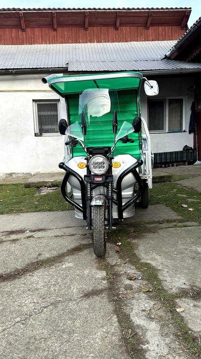 Triciclu tricicleta electrica basculabila 2 locuri