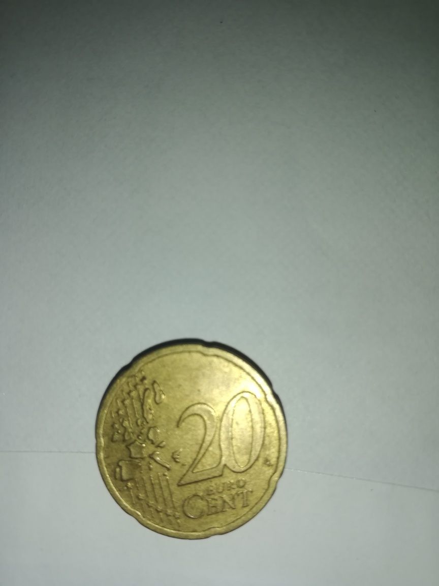 Vând moneda 20 de cenți din 2002