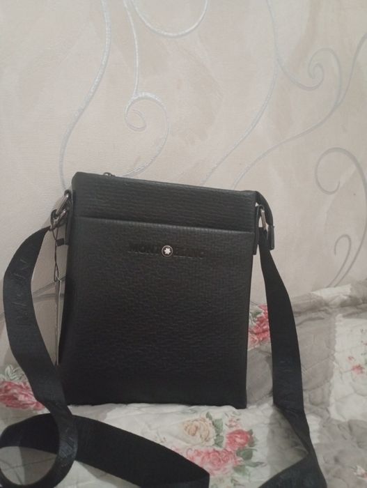 Черная мужская барсетка